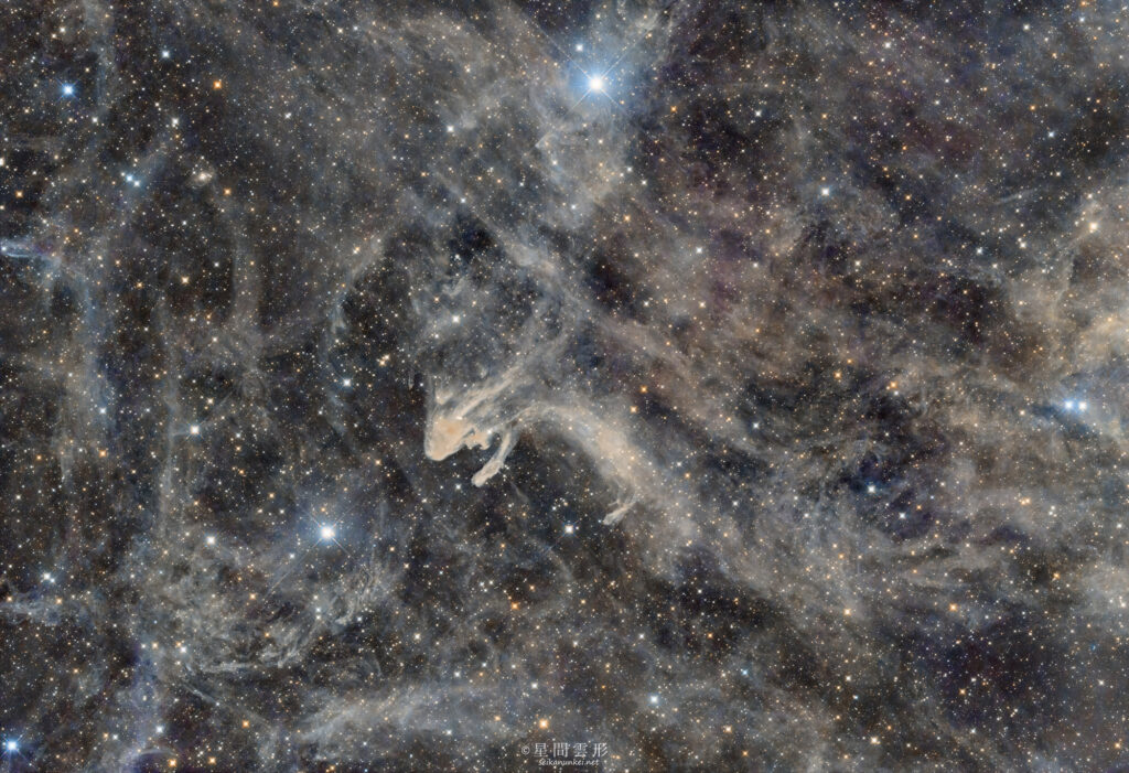 LDN1320 – 2026年1月-2月 , e130d x2, Skywatcher EQ6R, ZWO ASI294MM Pro& Astrodon LRGB Filter L: 5分 x 500枚, ZWO ASI2600MC Pro 5分 x 500枚,（総露出83時間20分）, 天文ガイド2026年6月号 入選